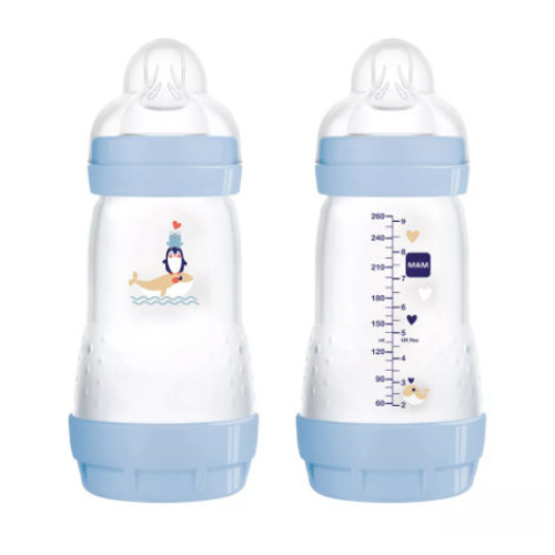 Mam Anti-Colic cumisüveg 2+ Kék állatok