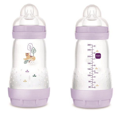 Mam Anti-colic Matt cumisüveg 260 ml Lila