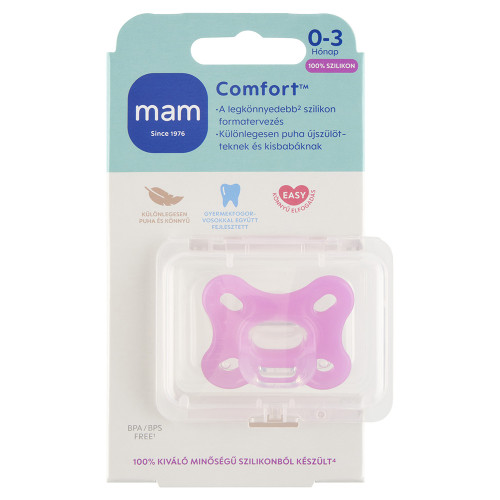 Mam Comfort cumi 0-3 hó Rózsaszín
