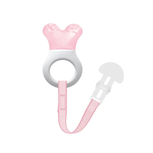 Mam Mini Cooler and Clip rágóka 2+ Rózsaszín