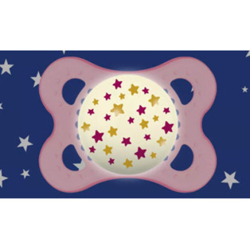 Mam Original Night cumi 2-6 Rózsaszín csillagok