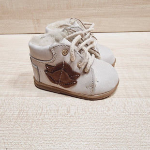 Maus bélelt cipő k14 bézs - barna falevél 16