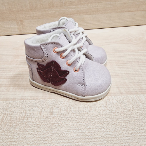 Maus bélelt cipő k14 rózsaszín falevél 16