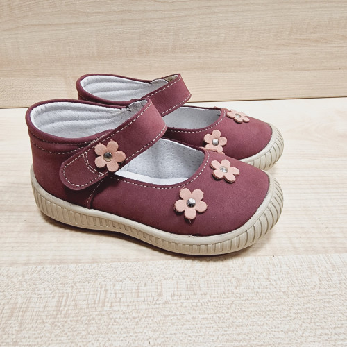 Maus félcipő Z30 - Bordó virág 25