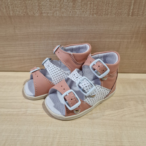 Maus szandál K11 rózsaszín-fehér 18