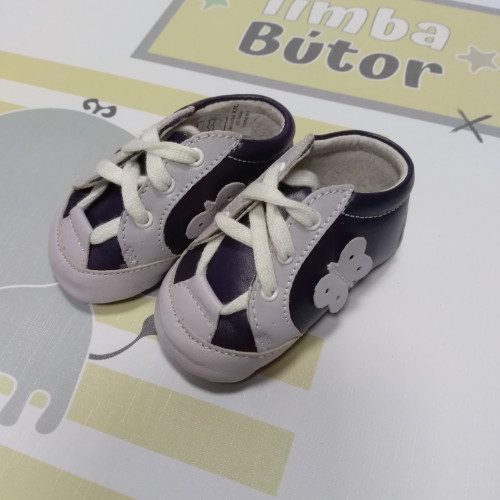 Maus kocsicipő lila pillangó 16