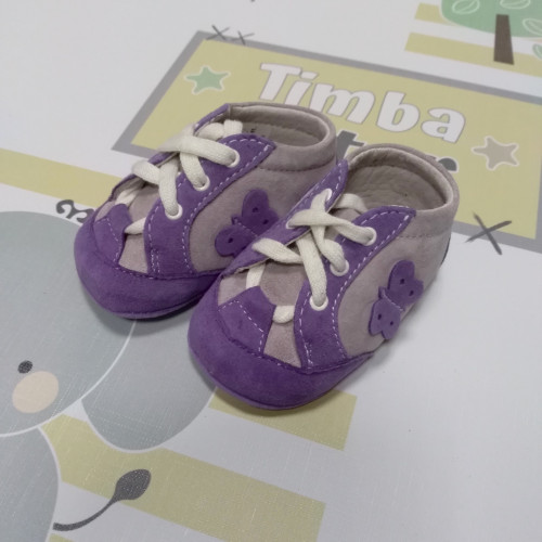 Maus kocsicipő lila velúr pillangó 17