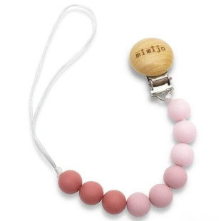 Mimijo szilikon cumilánc - Rózsaszín