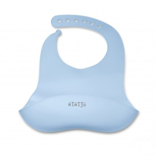 Mimijo szilikon előke - Babakék