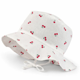 Nyári kalap - Fehér cseresznyék