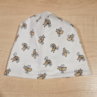 Pamut sapka - Fehér zümik