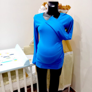 Kismama póló türkiz