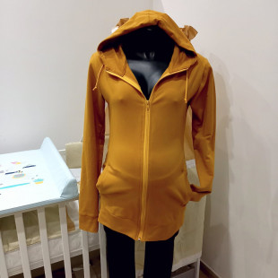 Kismama és hordozós felső - mustár