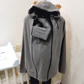 Kismama és hordozós felső - szürke