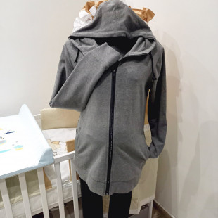 Kismama és hordozós felső - szürke