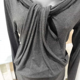 Szoptatós felső szürke