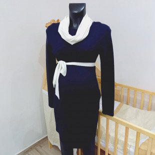 Vastag kismama ruha - sötétkék