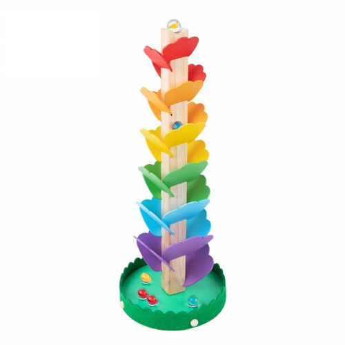 Fa golyópálya - Szivárvány szín