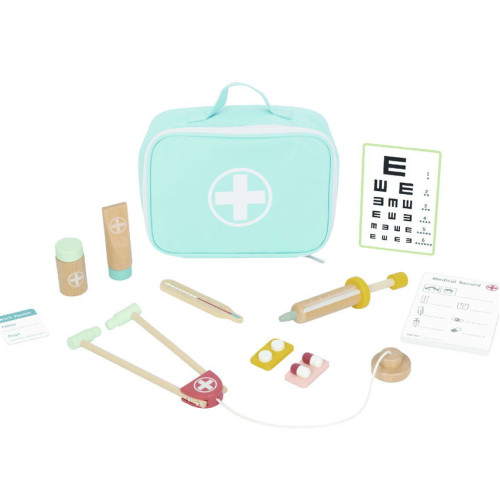 Fa orvosi táska - világoskék