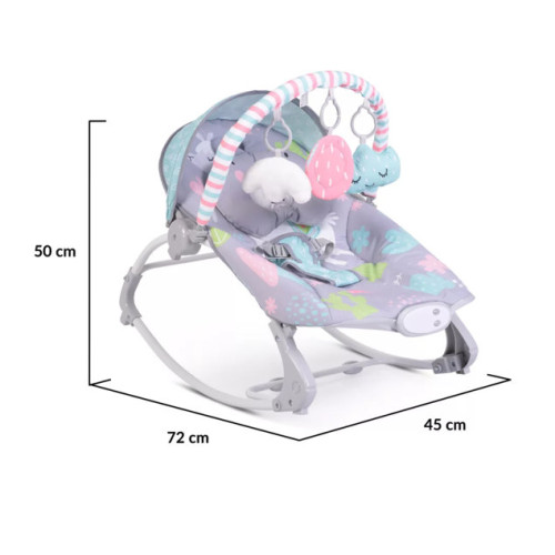 Moni rezgő pihenőszék - Rózsaszín