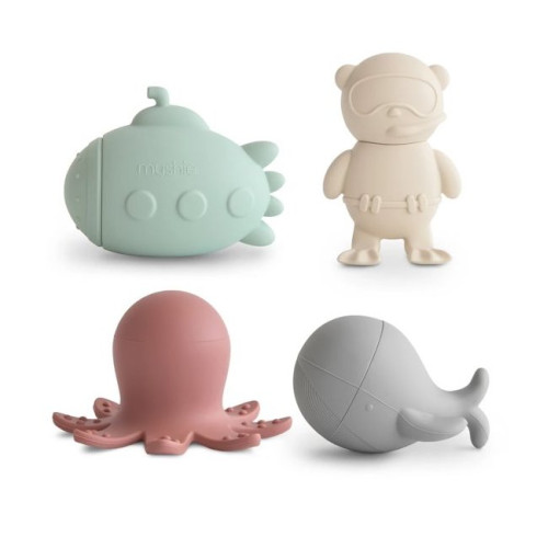 Mushie szilikon fürdőjáték - Tengeri