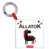 Kontrasztos babakönyv - állatok