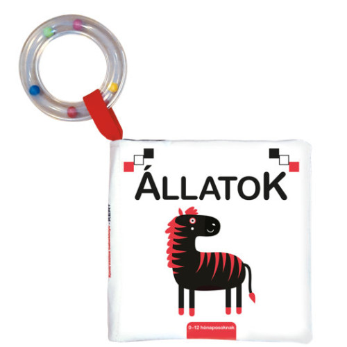 Kontrasztos babakönyv - állatok