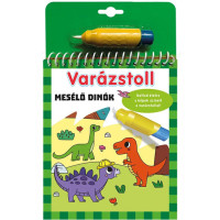 Könyv varázstoll - mesélő dinók