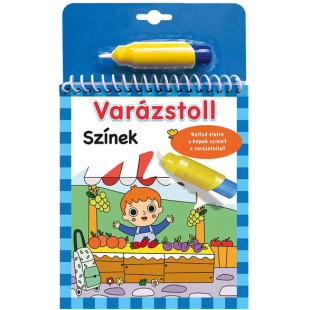 Könyv varázstoll - színek