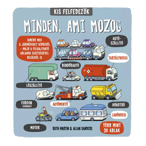 Könyv kis felfedezők - minden, ami mozog