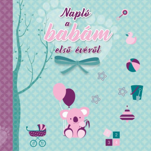 Könyv napló a babám első évéről - kislány