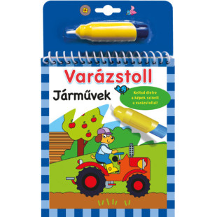 Könyv varázstoll - járművek