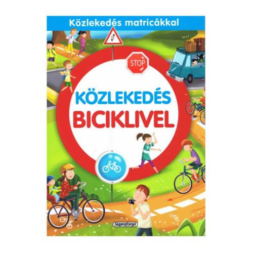 Közlekedés matricákkal - biciklivel