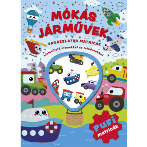 Mókás járművek varázslatos matricákkal