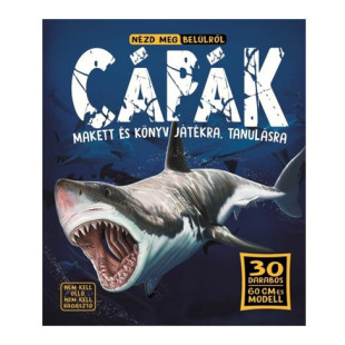 Nézd meg belülről - Cápák makett és könyv