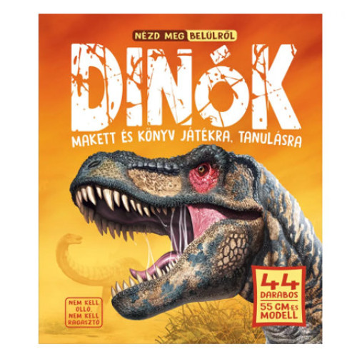 Nézd meg belülről - Dinók makett és könyv