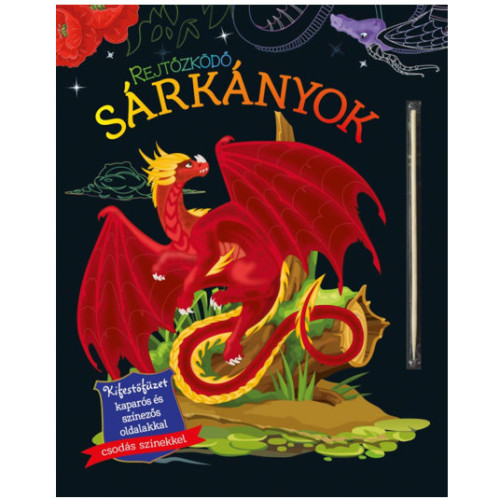 Rejtőzködő sárkányok kifestőfüzet
