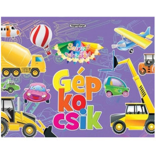 Színező matricákkal - Gépkocsik