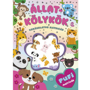 Állatkölykök varázslatos matricákkal