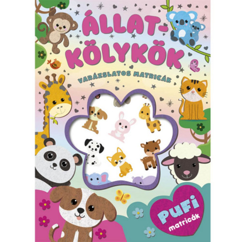 Állatkölykök varázslatos matricákkal