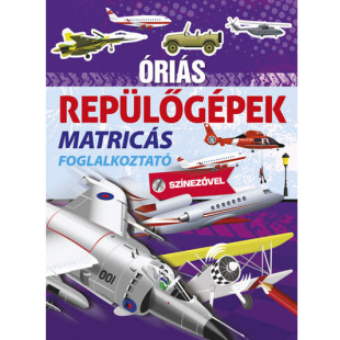 Óriás repülőgépek matricás foglalkoztató