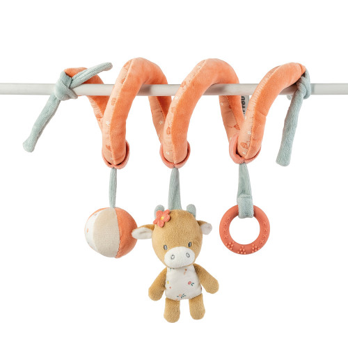 Nattou plüss spirál - Zoe és Lana