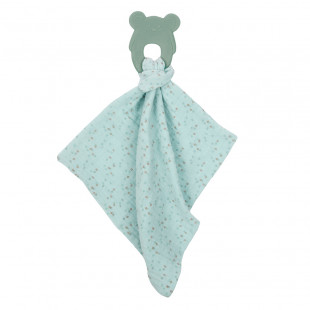 Nattou szilikon rágóka szundikendővel - menta