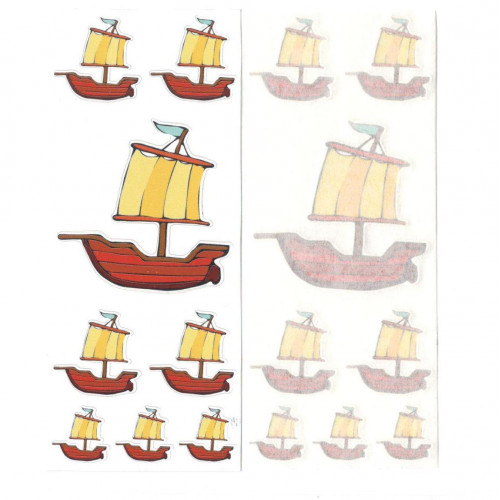 Ovisjel - vitorlás piros