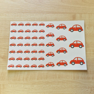 Ovisjel matrica - Autó piros