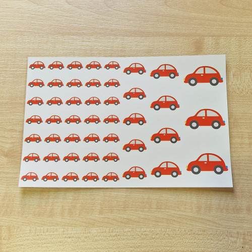 Ovisjel matrica - Autó piros