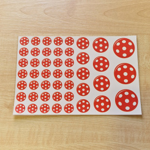 Ovisjel matrica - Labda piros