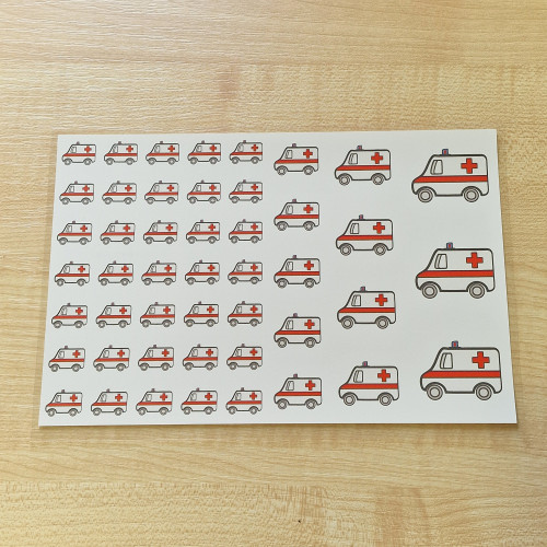 Ovisjel matrica - Mentőautó