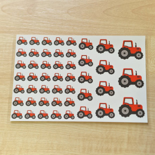 Ovisjel vasalható - Traktor piros