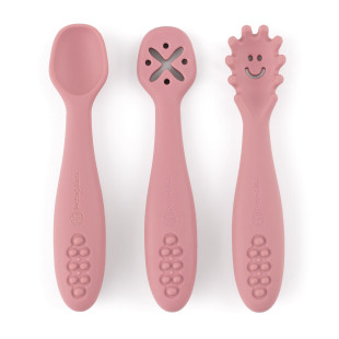 Petite&Mars szilikon kezdő kanalak - Mályva